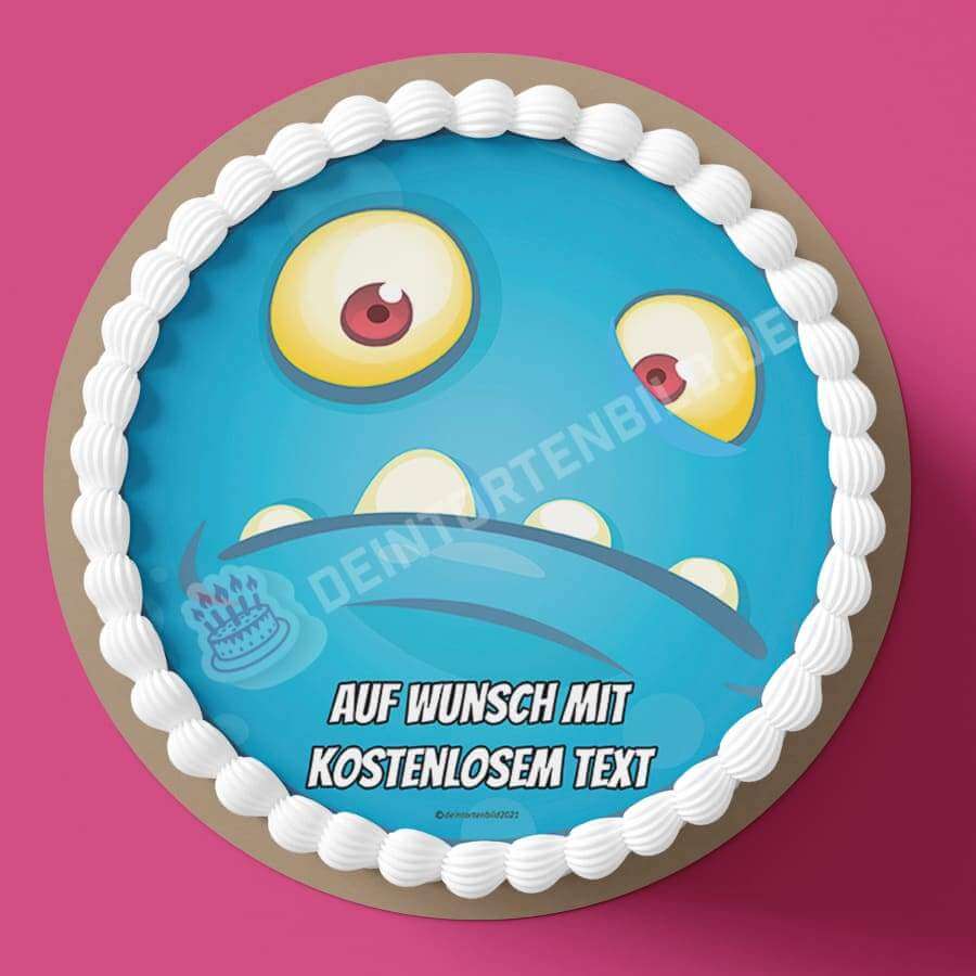 Motiv: Cartoon Gesicht Blau - Hochwertige und individuelle Tortenaufleger für jeden Anlass
Tortenaufleger Cartoon Gesicht Blau 20cm Kreis
Unsere Tortenaufleger sind ein ideales Geschenk für beso - Tortenbild - DeintortenbildCartoon Gesicht Blau