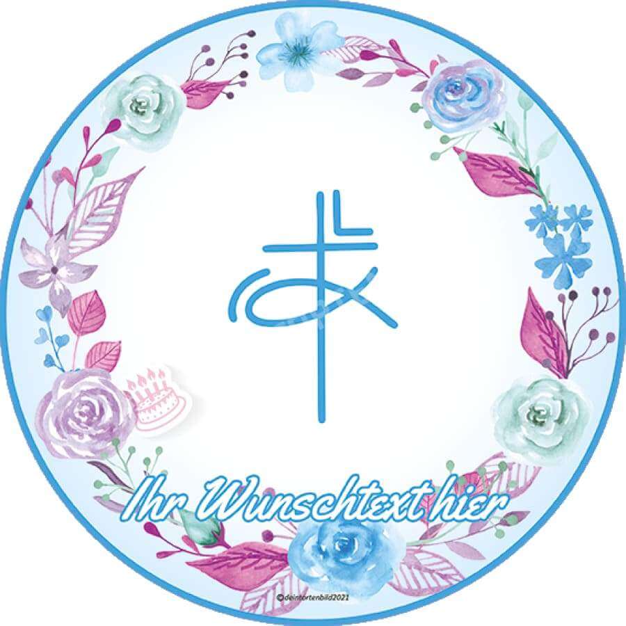 Motiv: Christliche Motive - Hochwertige und individuelle Tortenaufleger für jeden Anlass
Tortenaufleger Christliche Motive in 20cm Kreis
Unsere Tortenaufleger sind ein ideales Geschenk für bes - Tortenbild - DeintortenbildChristliche Motive