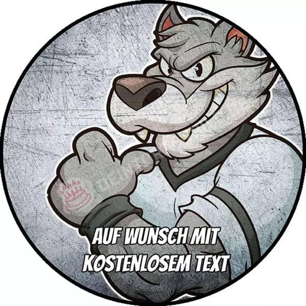 Motiv: Sport - Muskel Wolf - Hochwertige und individuelle Tortenaufleger für jeden Anlass
Tortenaufleger Sport - Muskel Wolf in 20cm Kreis
Unsere Tortenaufleger sind ein ideales Geschenk für be - Tortenbild - DeintortenbildSport - Muskel Wolf