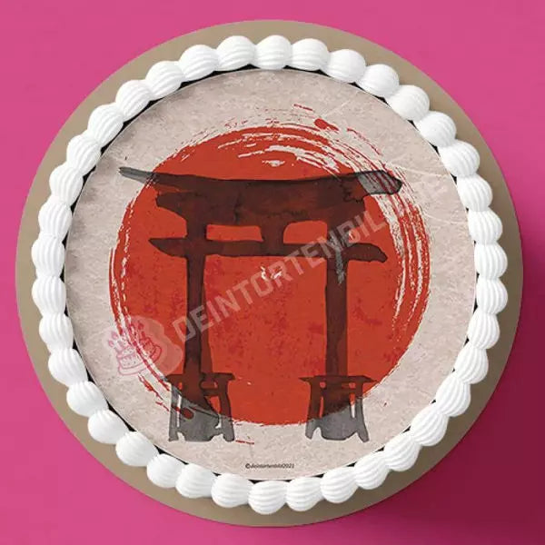 Motiv: Traditionelles Japanisches Tor - Hochwertige und individuelle Tortenaufleger für jeden Anlass
Tortenaufleger Traditionelles Japanisches Tor in 20cm Kreis
Unsere Tortenaufleger sind ein ideales Gesch - Tortenbild - DeintortenbildTraditionelles Japanisches Tor