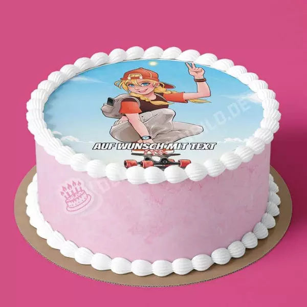 Motiv: Skater Girl - Hochwertige und individuelle Tortenaufleger für jeden Anlass
Tortenaufleger Skater Girl in 20cm Kreis
Unsere Tortenaufleger sind ein ideales Geschenk für besondere - Tortenbild - DeintortenbildSkater Girl