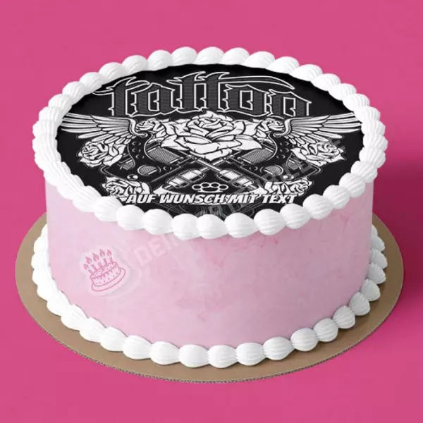 Motiv: Tattoo Subkultur - Hochwertige und individuelle Tortenaufleger für jeden Anlass
Tortenaufleger Tattoo Subkultur 20cm Kreis
Unsere Tortenaufleger sind ein ideales Geschenk für besonder - Tortenbild - DeintortenbildTattoo Subkultur