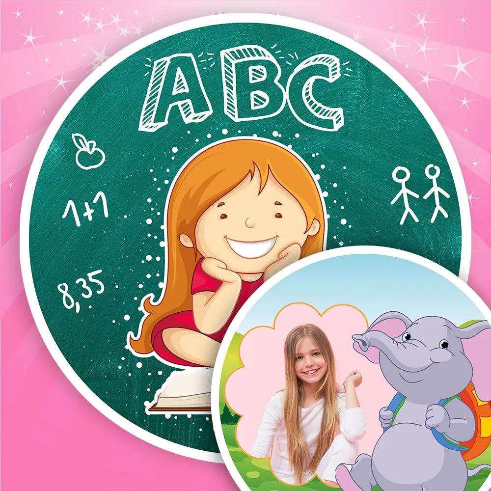 Einschulung feiern mit essbaren Tortenauflegern für den ersten Schultag