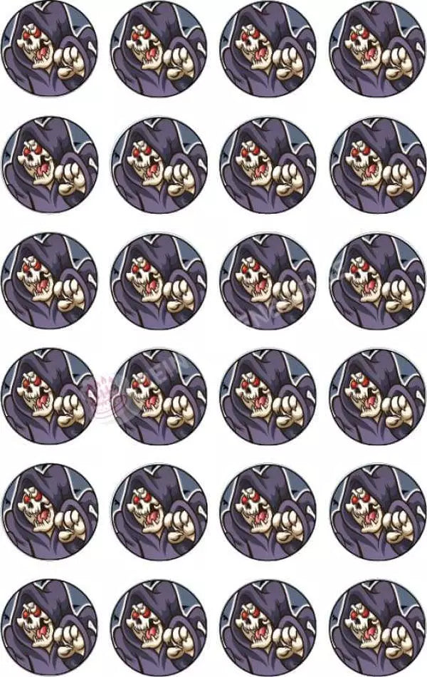 Muffinaufleger Motiv: Halloween - Cartoon Geist (24x4cm) von Deintortenbild – Tortenaufleger, Tortenfoto, Tortenbild, personalisiert & individuell bei Deintortenbild.de