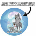 Zahlenmotiv: Wolf mit Kind - Hochwertige und individuelle Tortenaufleger für jeden Anlass
Tortenaufleger Zahlenmotiv: Wolf mit Kind 20cm Kreis 
Unsere Tortenaufleger sind ein ideales Geschenk fü - Tortenbild - DeintortenbildWolf mit Kind