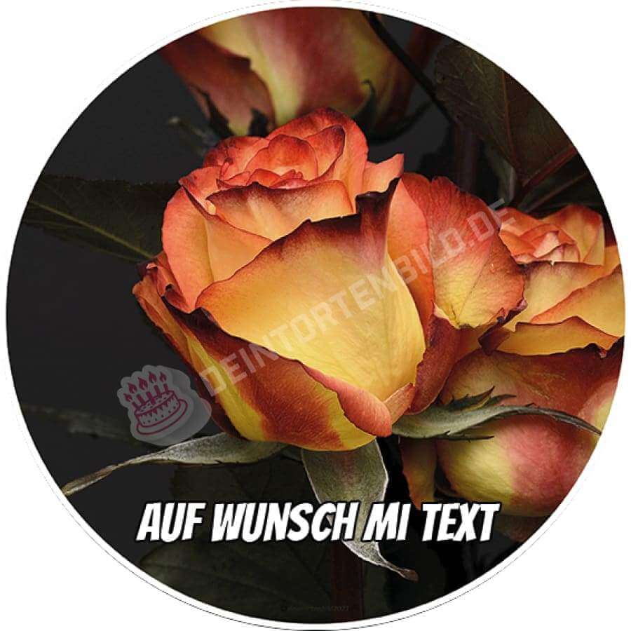 Motiv: Hochzeit - Rose - Hochwertige und individuelle Tortenaufleger für jeden Anlass
Tortenaufleger Hochzeit - Rose 20cm Kreis 
Unsere Tortenaufleger sind ein ideales Geschenk für besondere - Tortenbild - DeintortenbildHochzeit - Rose