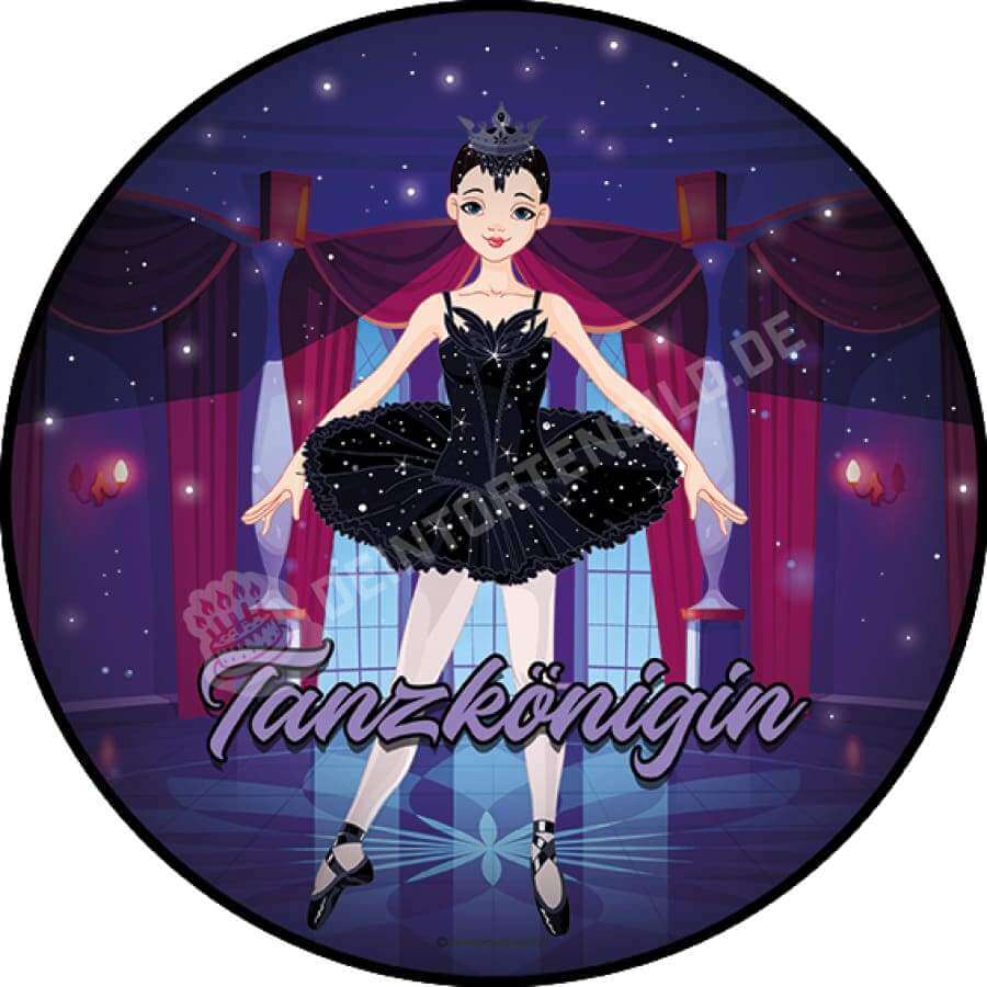 Motiv: Düstere Ballerina von Deintortenbild – Tortenaufleger, Tortenfoto, Tortenbild, personalisiert & individuell bei Deintortenbild.de