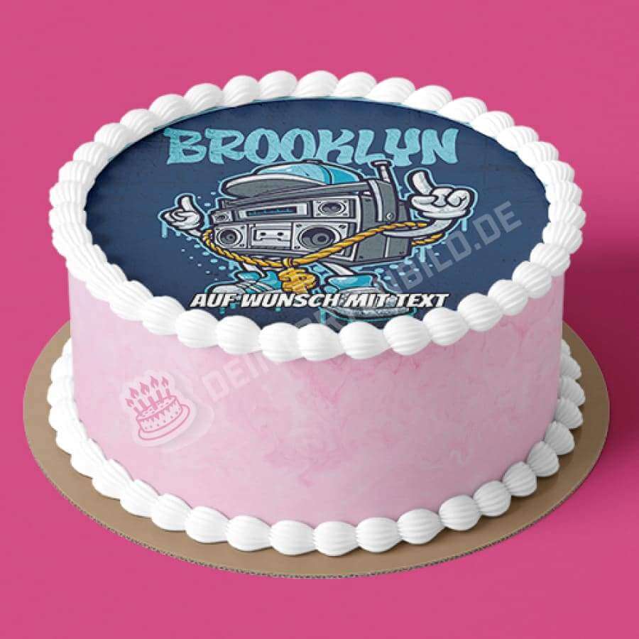 Motiv: Hip Hop Brooklyn Graffiti - Hochwertige und individuelle Tortenaufleger für jeden Anlass
Tortenaufleger Hip Hop Brooklyn Graffiti in 20cm Kreis 
Unsere Tortenaufleger sind ein ideales Geschenk  - Tortenbild - DeintortenbildHip Hop Brooklyn Graffiti