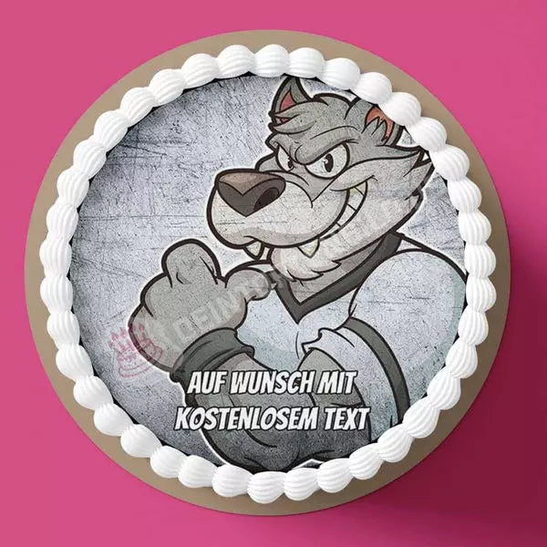 Motiv: Sport - Muskel Wolf - Hochwertige und individuelle Tortenaufleger für jeden Anlass
Tortenaufleger Sport - Muskel Wolf in 20cm Kreis 
Unsere Tortenaufleger sind ein ideales Geschenk für be - Tortenbild - DeintortenbildSport - Muskel Wolf