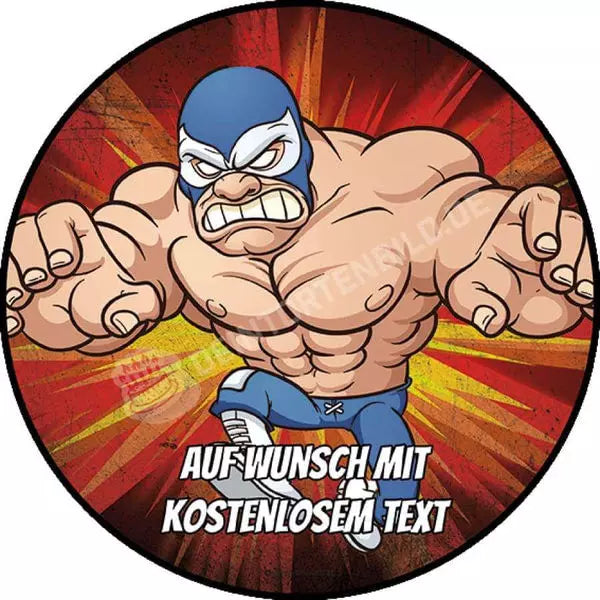 Motiv: Sport - Wrestler (Version2) von Deintortenbild – Tortenaufleger, Tortenfoto, Tortenbild, personalisiert & individuell bei Deintortenbild.de