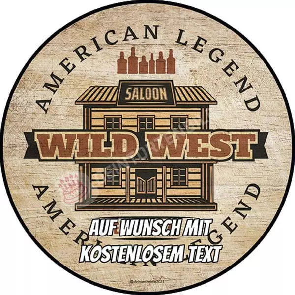 Motiv: Wilder Westen Logo Saloon - Hochwertige und individuelle Tortenaufleger für jeden Anlass
Tortenaufleger Wilder Westen Logo Saloon 20cm Kreis 
Unsere Tortenaufleger sind ein ideales Geschenk für - Tortenbild - DeintortenbildWilder Westen Logo Saloon