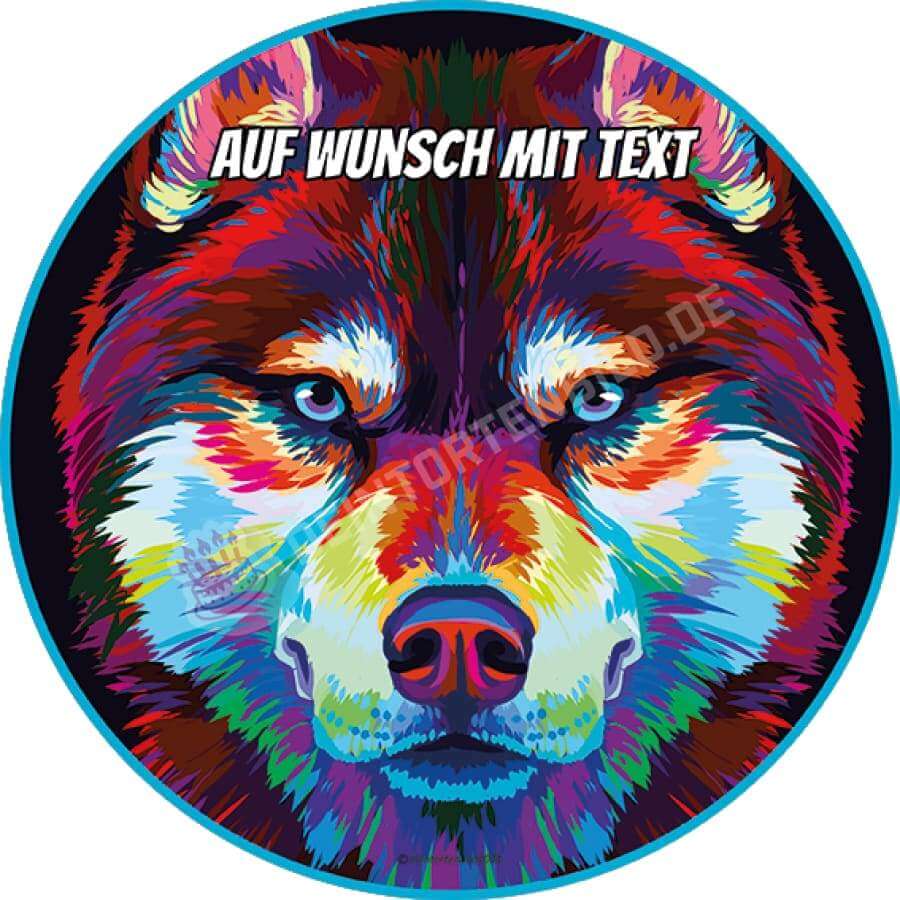 Motiv: Husky Hund Bunt - Hochwertige und individuelle Tortenaufleger für jeden Anlass
Tortenaufleger Husky Hund Bunt 20cm Kreis 
Unsere Tortenaufleger sind ein ideales Geschenk für besondere - Tortenbild - DeintortenbildHusky Hund Bunt