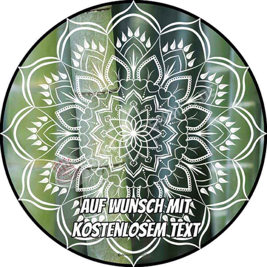 Motiv: Mandala Bambus Hintergrund von Deintortenbild – Tortenaufleger, Tortenfoto, Tortenbild, personalisiert & individuell bei Deintortenbild.de