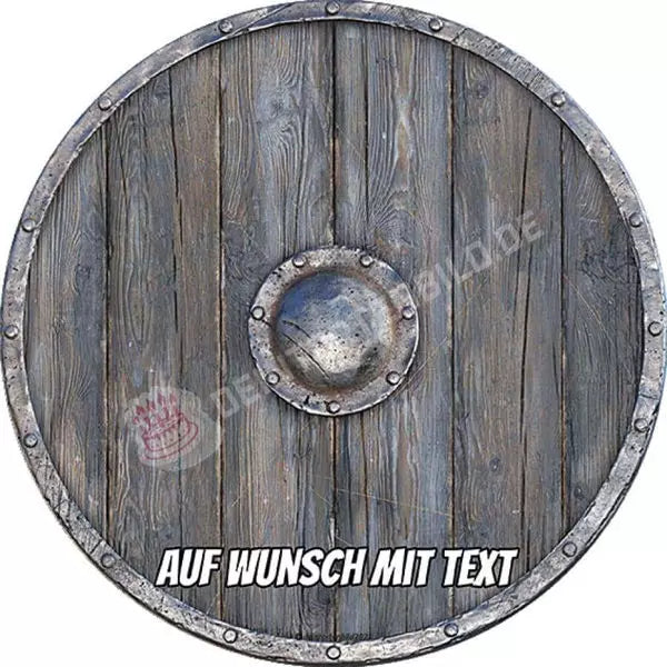 Motiv: Wikinger Schild - 6 Motive - Hochwertige und individuelle Tortenaufleger für jeden Anlass
Tortenaufleger Wikinger Schild - 6 Motive in 20cm Kreis 
Ein Aufleger mit einem Wikinger Schild. Eines v - Tortenbild - DeintortenbildWikinger Schild - 6 Motive