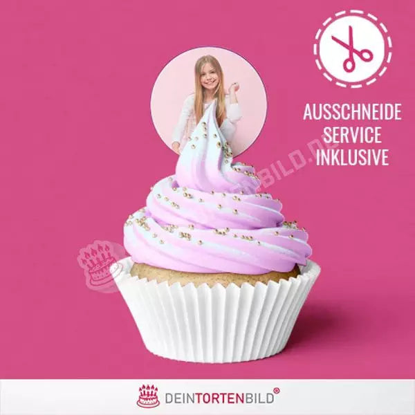 Muffinaufleger als Kreis - Muffinaufleger als Kreis für jeden Anlass
Unsere Muffinaufleger sind das ideale Geschenk für besondere Menschen und ein Highlight auf Cupcakes und Muffins. Präsentie - Online-Designer - DeintortenbildMuffinaufleger als Kreis