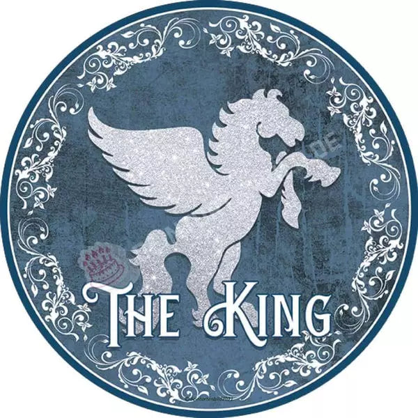 Motiv: Wappen Tier - Pegasus Silber Glitzer - Deintortenbild.de Tortenaufleger aus Esspapier: Oblatenpapier / The King, Oblatenpapier / The Queen, Oblatenpapier / Fearless, Oblatenpapier / Royal Blood, Oblatenpapier / Ohne Schriftzug, Zuckerpapier / The King, Zuckerpapier / The Queen, Zuckerpapier / Fearless, Zuckerpapier / Royal Blood, Zuckerpapier / Ohne Schriftzug