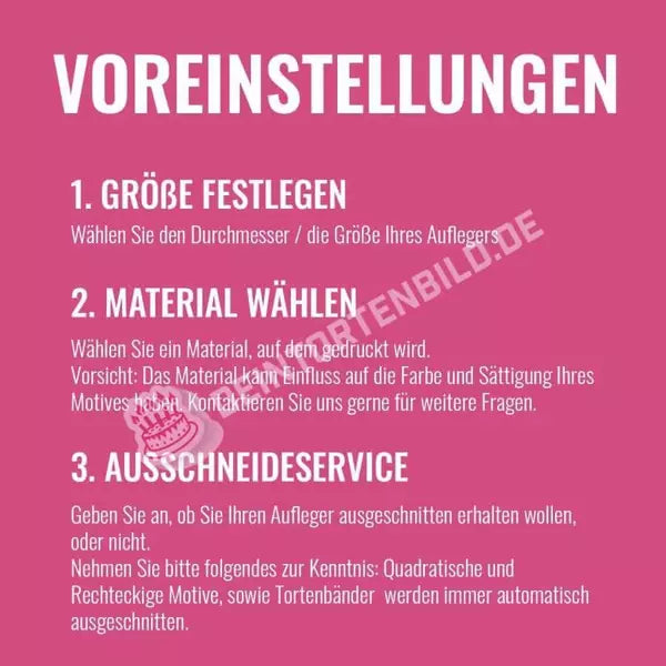 Essbarer Tortenaufleger als Rechteck 18 x 10 cmHOCHWERTIGE UND INDIVIDUELLE ESSBARE TORTENAUFLEGER ALS RECHTECK 18 x 10 CM FÜR JEDEN ANLASS
Unsere essbaren Tortenaufleger als Rechteck (18 x 10 cm) sind das idealeOnline-DesignerDeintortenbildEssbarer Tortenaufleger als Rechteck 18