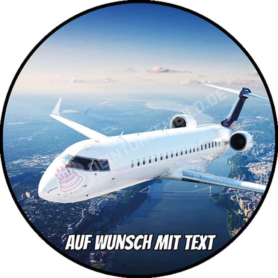 Motiv: Flugzeug - Hochwertige und individuelle Tortenaufleger für jeden Anlass
Tortenaufleger Flugzeug 20cm Kreis 
Unsere Tortenaufleger sind ein ideales Geschenk für besondere Mensch - Tortenbild - DeintortenbildMotiv