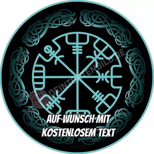 Motiv: Wikinger Kompass - Vegvisír von Deintortenbild – Tortenaufleger, Tortenfoto, Tortenbild, personalisiert & individuell bei Deintortenbild.de