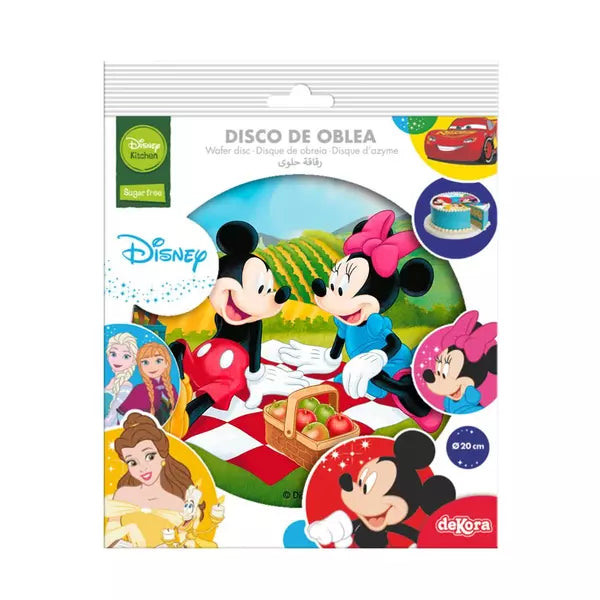 Tortenaufleger von Dekora mit dem Motiv: Mickey Mouse in 20 cm - Deintortenbild.de Tortenaufleger aus Esspapier: Default Title