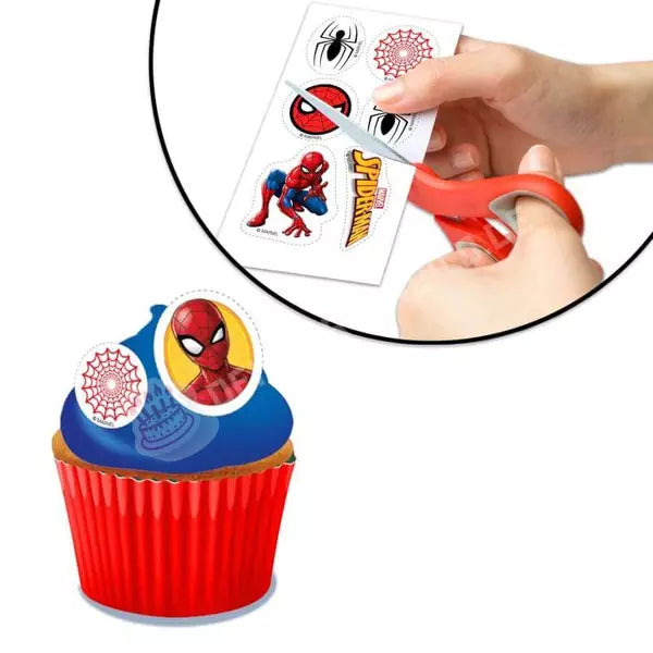 Muffinaufleger von Dekora mit dem Motiv: Spider-Man - Deintortenbild.de Tortenaufleger aus Esspapier: Default Title