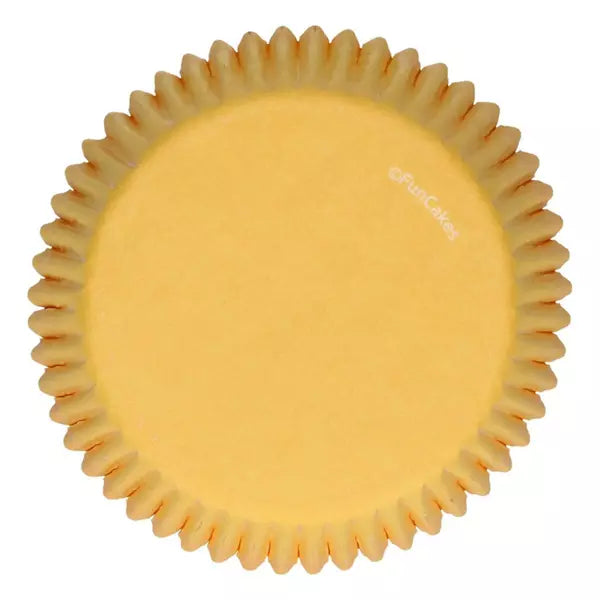 FunCakes Muffinförmchen gelb 48/Set - Deintortenbild.de Tortenaufleger aus Esspapier: Default Title