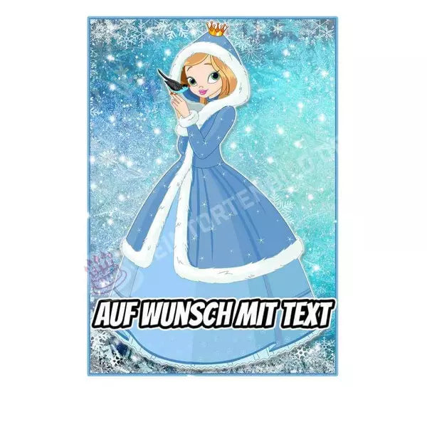Rechteck Motiv: Eiskönigin Frozen - Deintortenbild.de Tortenaufleger aus Esspapier: Oblate, Zuckerpapier, Fondantpapier