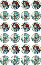 Muffinaufleger Motiv: Zombies (24x4cm) - Deintortenbild.de Tortenaufleger aus Esspapier: Oblatenpapier, Zuckerpapier, Fondantpapier