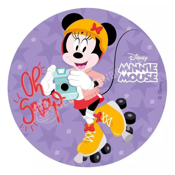 Tortenaufleger von Dekora mit dem Motiv: Disney Minnie Mouse in 20 cm - Deintortenbild.de Tortenaufleger aus Esspapier: Default Title