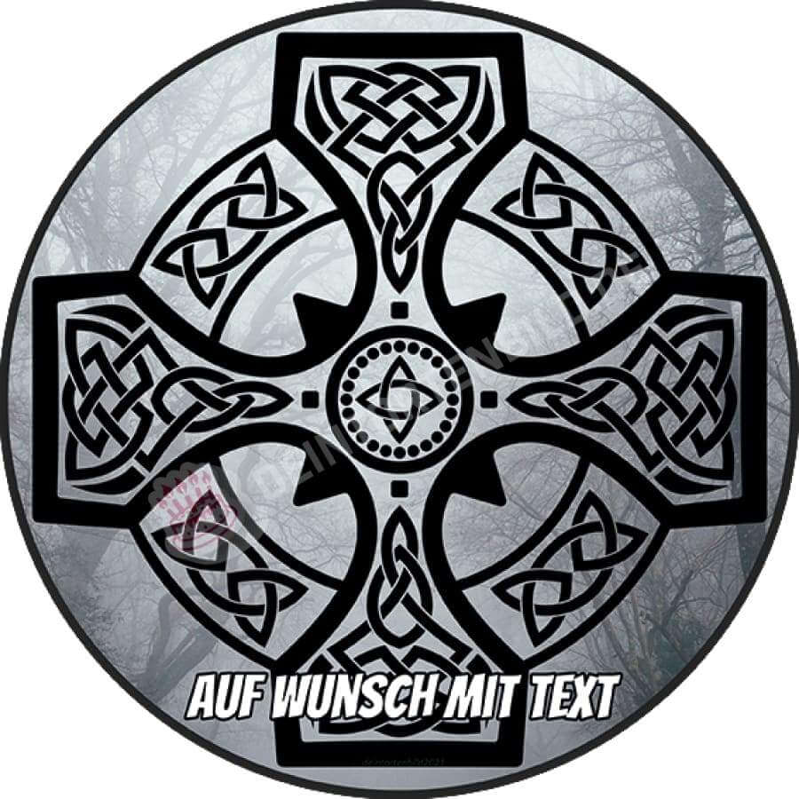 Motiv: Keltisches Kreuz - Deintortenbild.de Tortenaufleger aus Esspapier: Oblatenpapier, Zuckerpapier, Fondantpapier